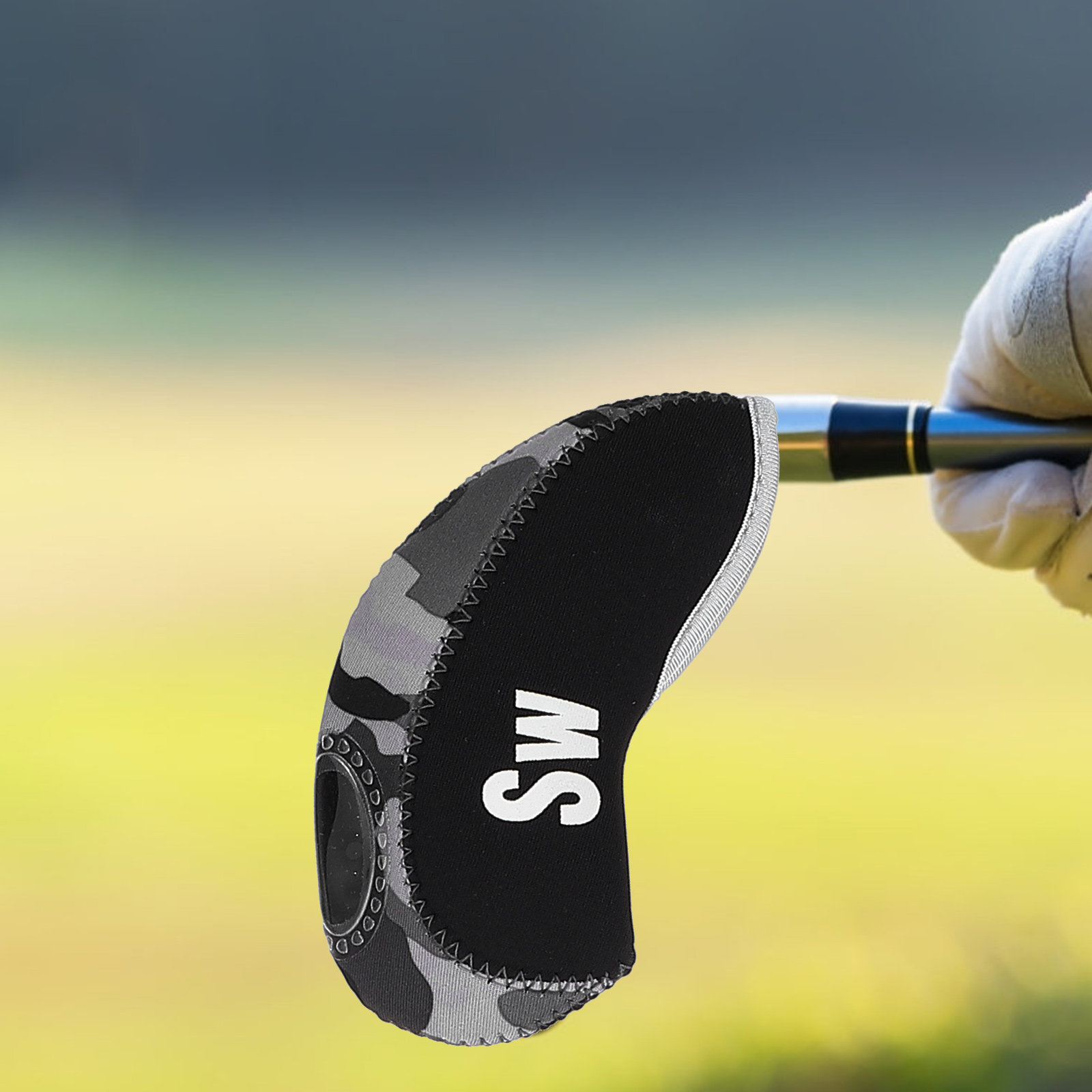Putter Mallet Blade - 10個入り パター用ヘッドカバー ゴルフ用 ネオプレン製 クラブ保護カバー 防水