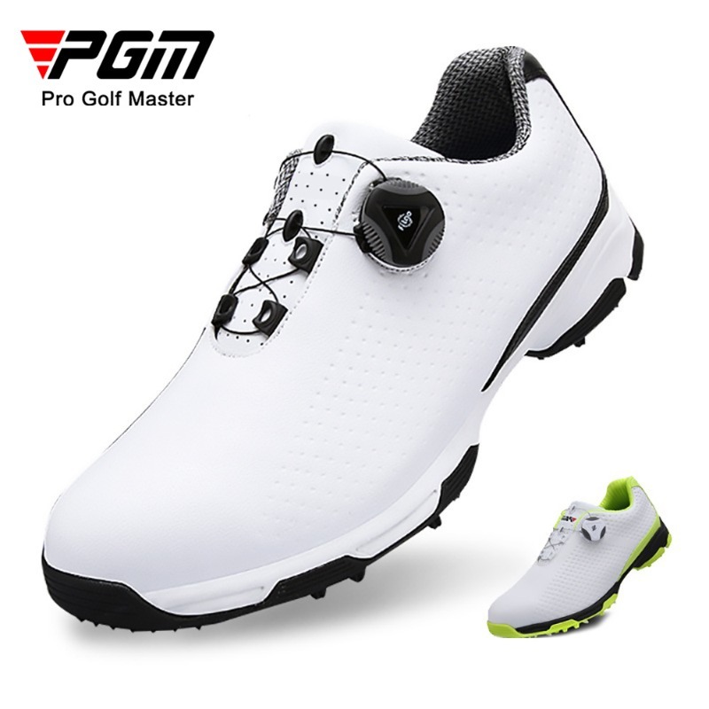 Golf Equipment Brands - PGM メンズ ゴルフシューズ 防水 スパイク付き 滑り止め