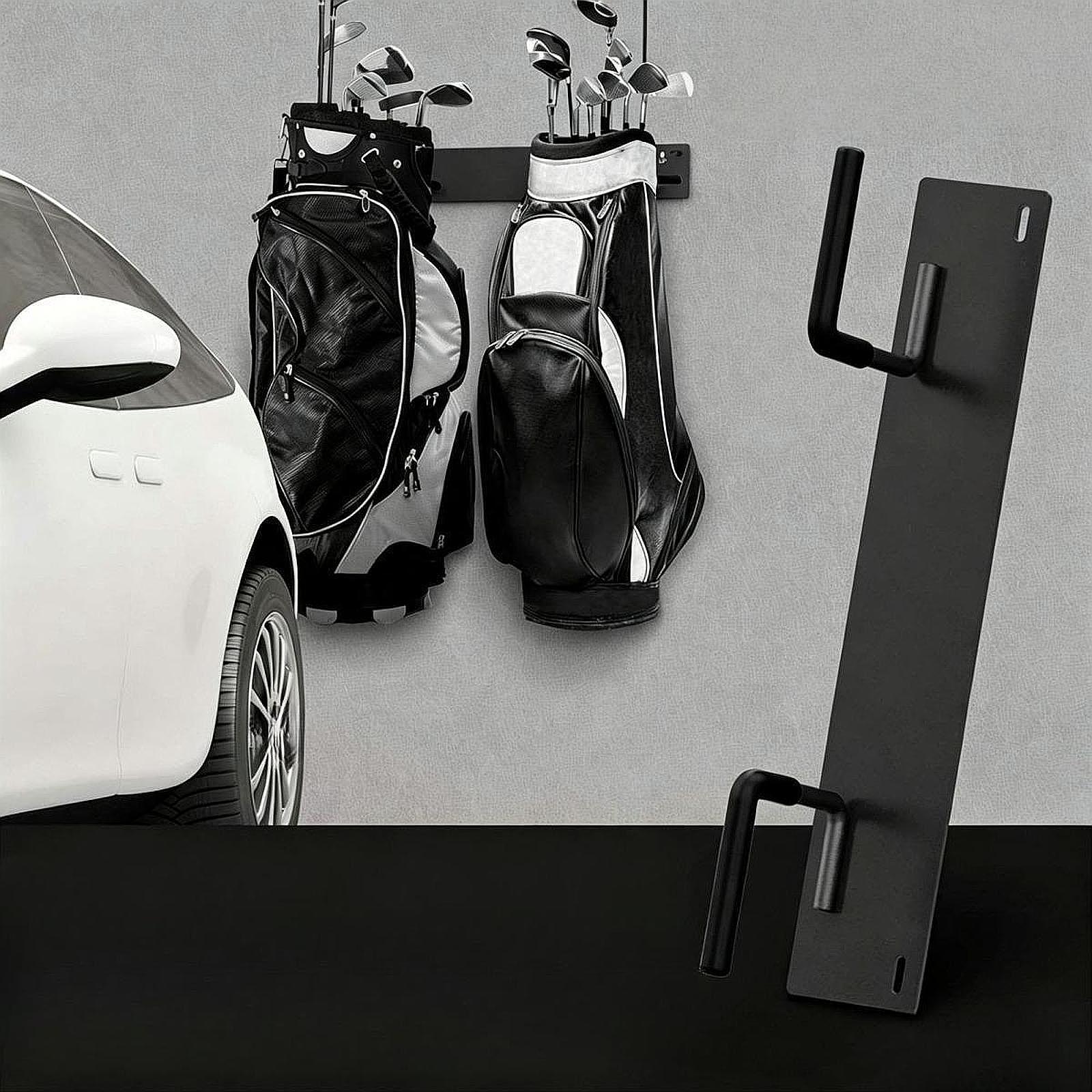 ゴルフバッグラックオーガナイザー 壁掛け式装備ホルダー ゴム - Golf Equipment Garage Organizer のレビューと価格