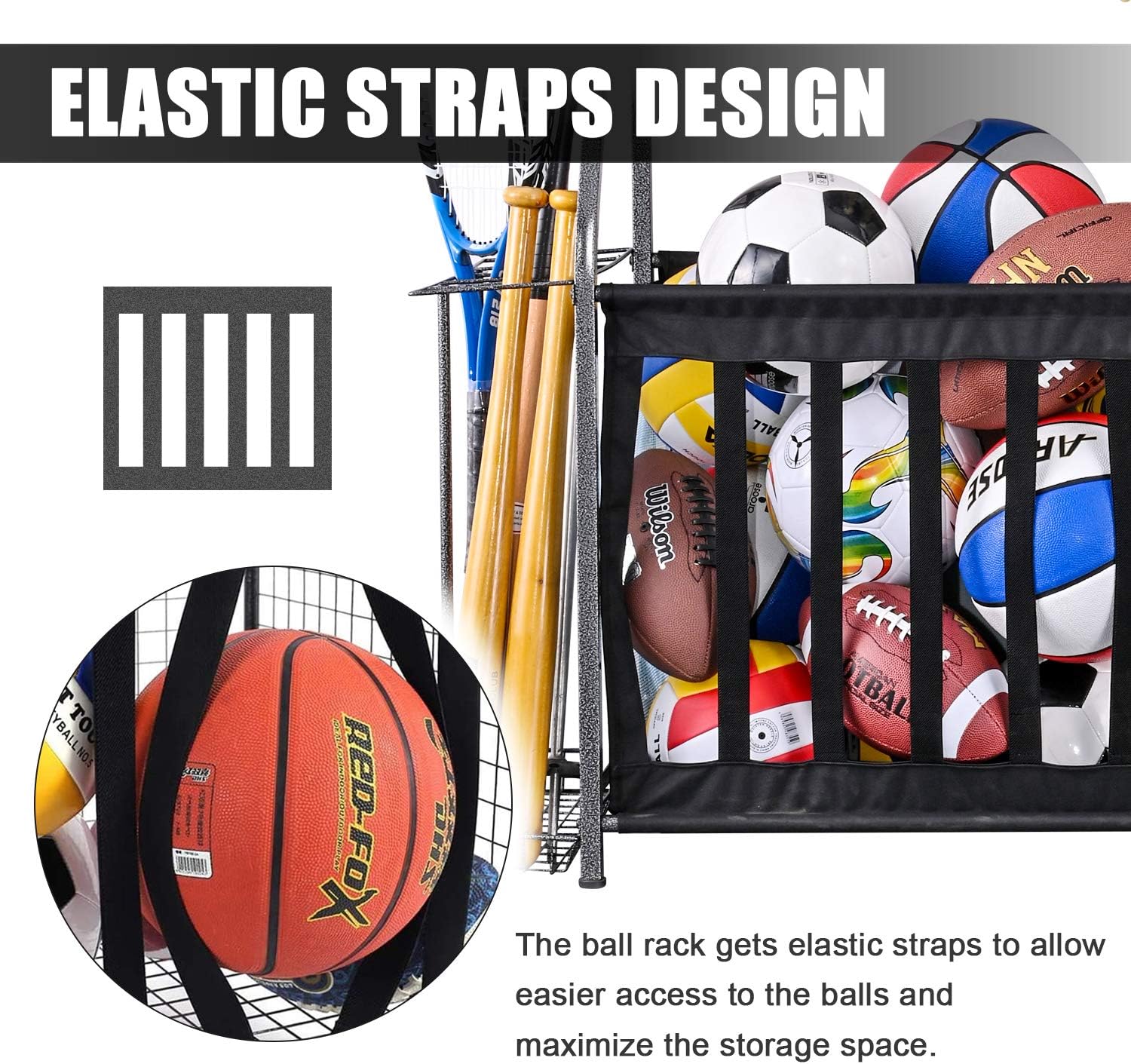 ガレージスポーツ用品収納スタンド、ゴルフバッグオーガナイザー - Golf Equipment Garage Organizer のレビューと価格