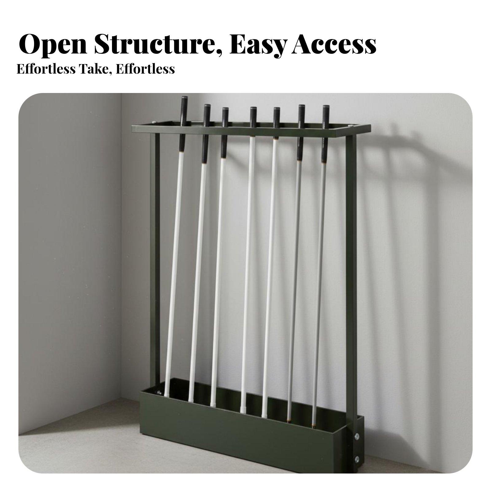9本のゴルフクラブを収納できるゴルフクラブラック。炭素鋼製の - Golf Equipment Garage Organizer のレビューと価格