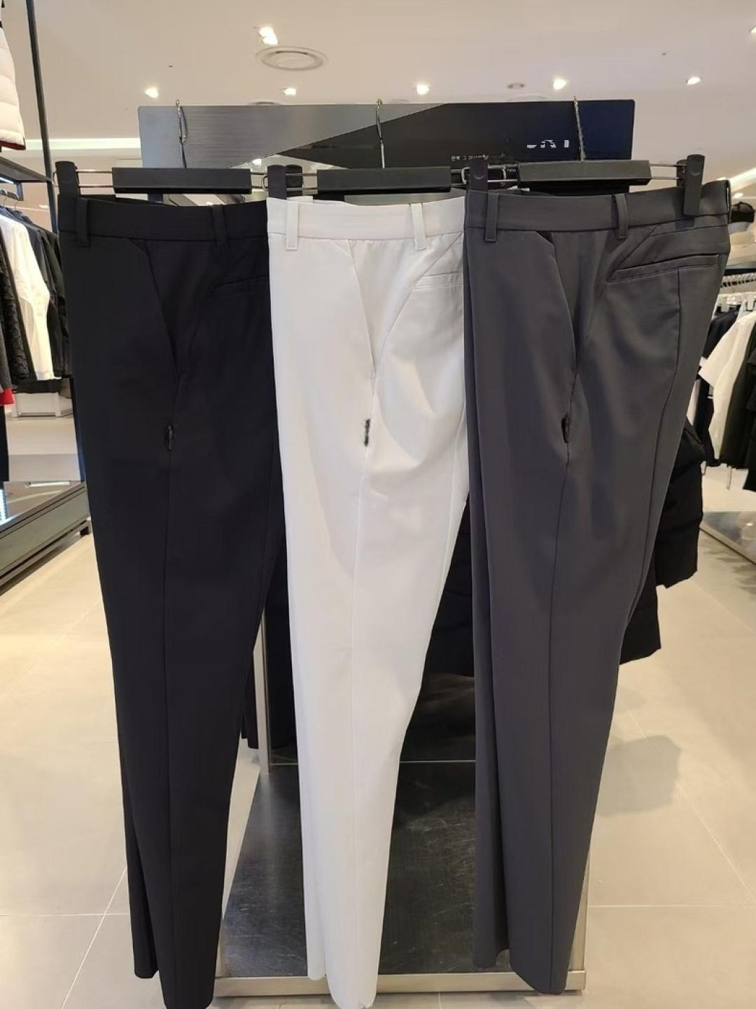 男性用ゴルフストレートレッグロングパンツ シンプルなビジネス - Golf Equipment Brands のレビューと価格