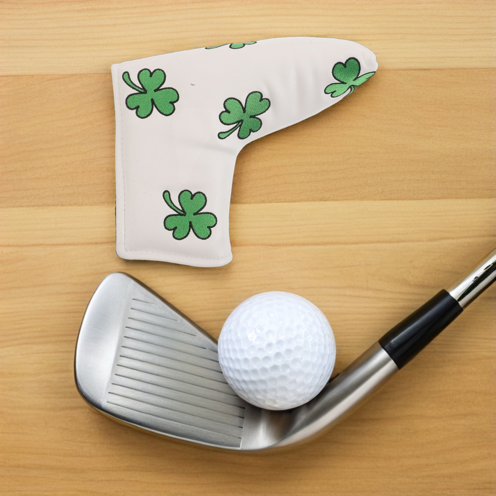 ブレード型およびハーフマレット型パター用、緑色のシャムロック - Putter Mallet Blade のレビューと価格