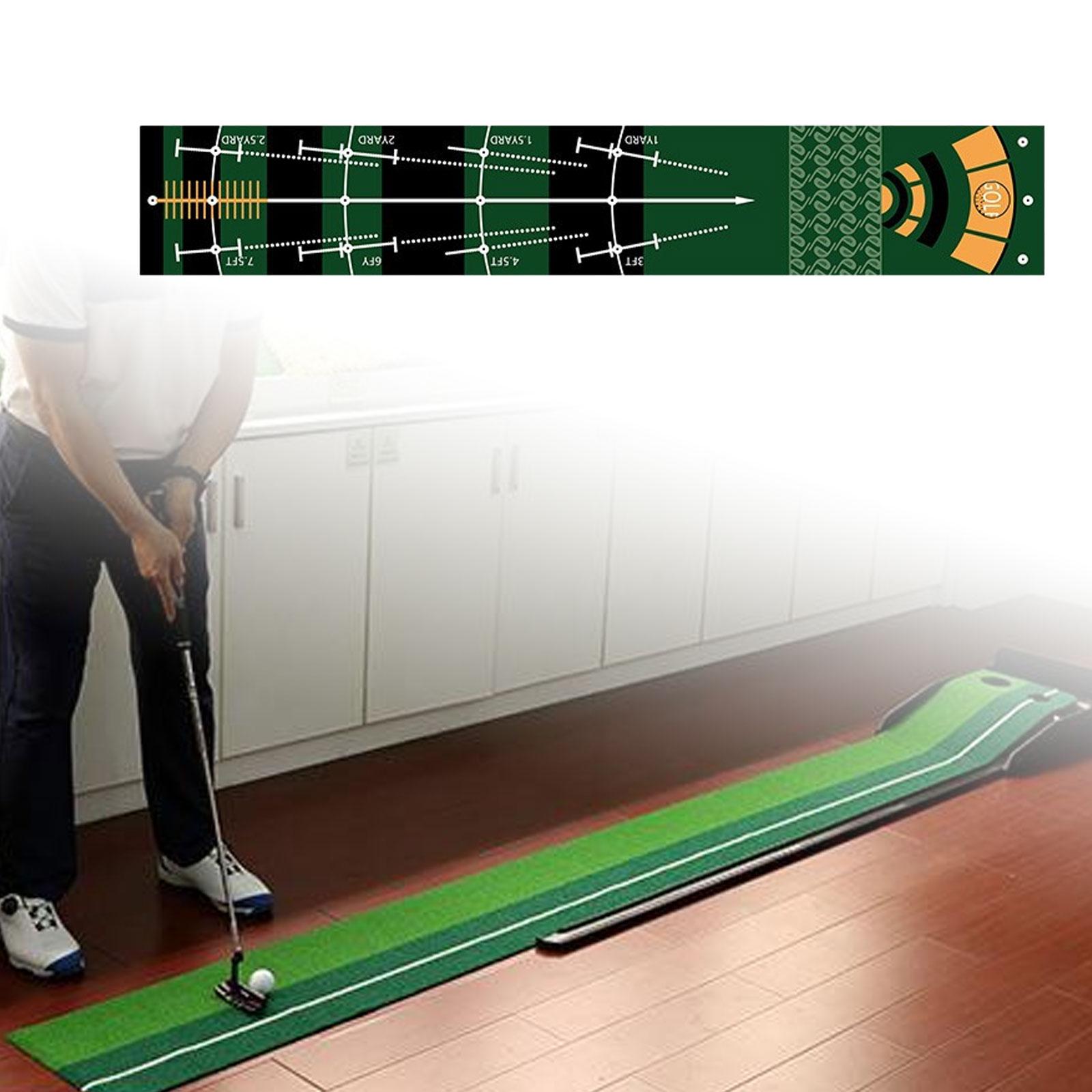 ゴルフパッティング屋内ゴルフヒッティングマットグリーンマット - Practice Equipment For Golf のレビューと価格